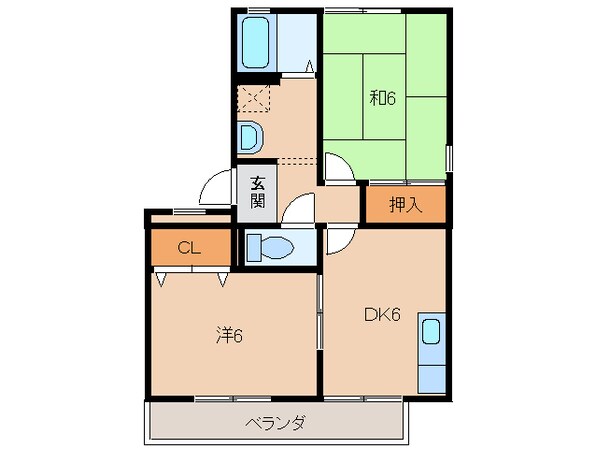 ハイカムール古屋の物件間取画像